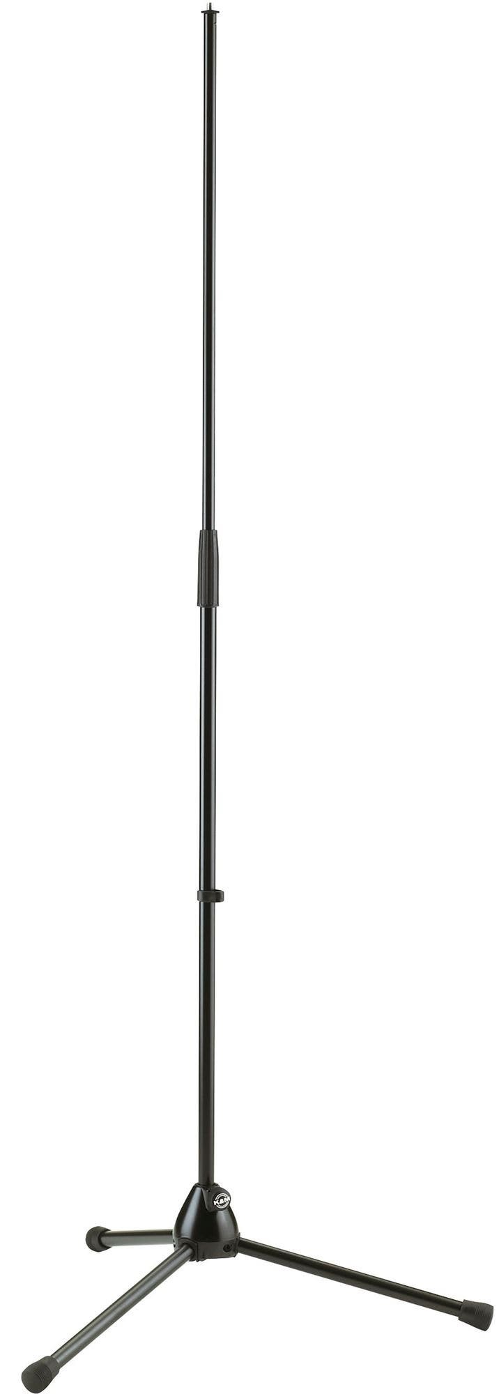 K&M 201A/2 Tripod Base Straight Mic Stand Black