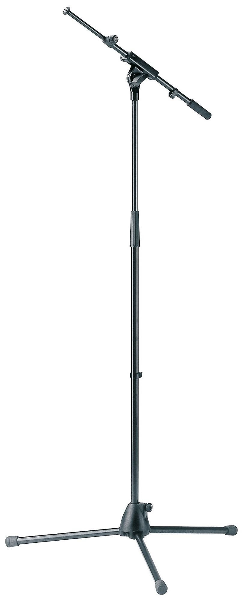 K&M 27195 Tripod Base Boom Stand  Black