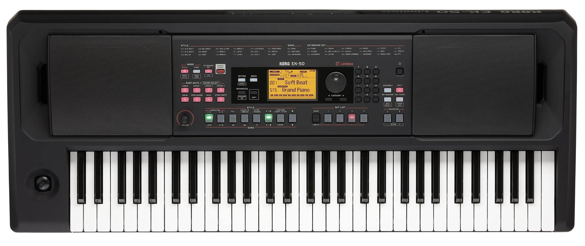 Korg EK50L 61-Key Portable Keyboard