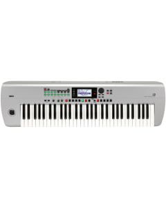 Korg i3 61 Key Music Workstation in Silver