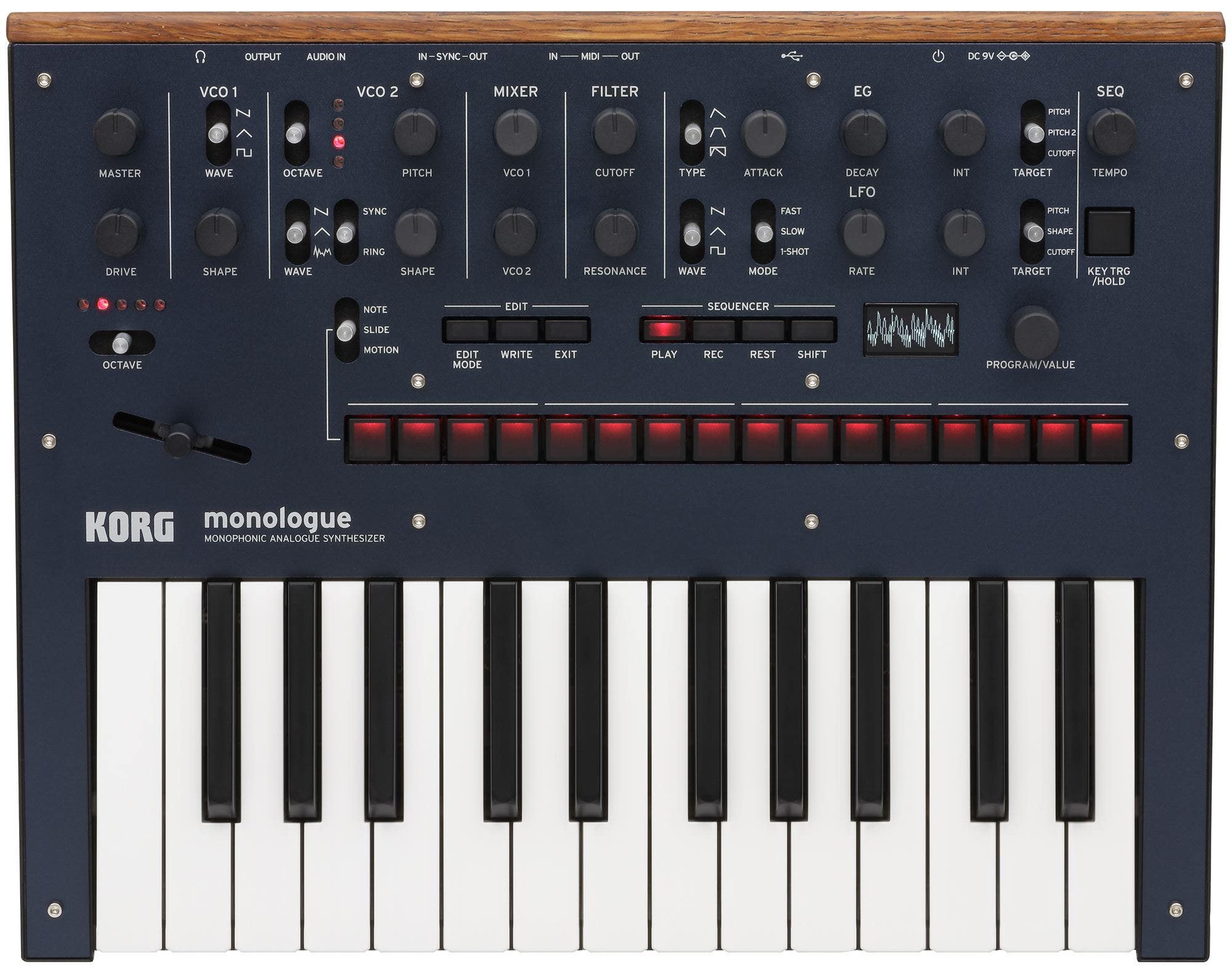 Korg Monophonic Analog Synth Blue