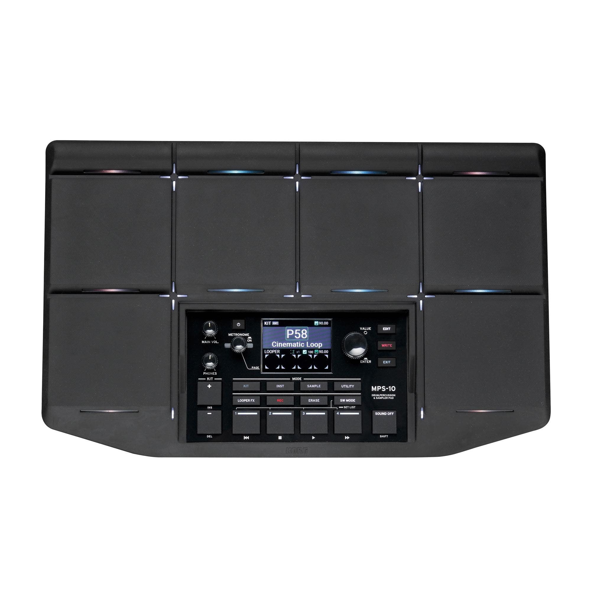 Korg MPS10 Drum Percussion and Sampler Pad