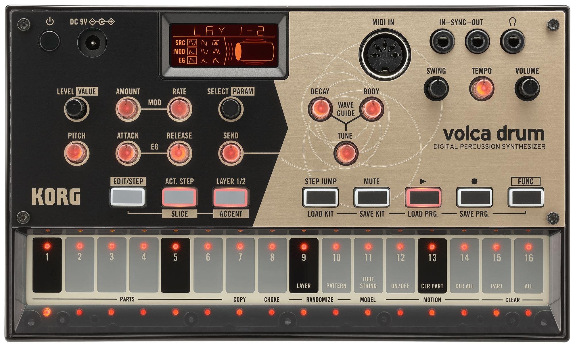 Korg Volca Drum Modeling Drum Synthesizer