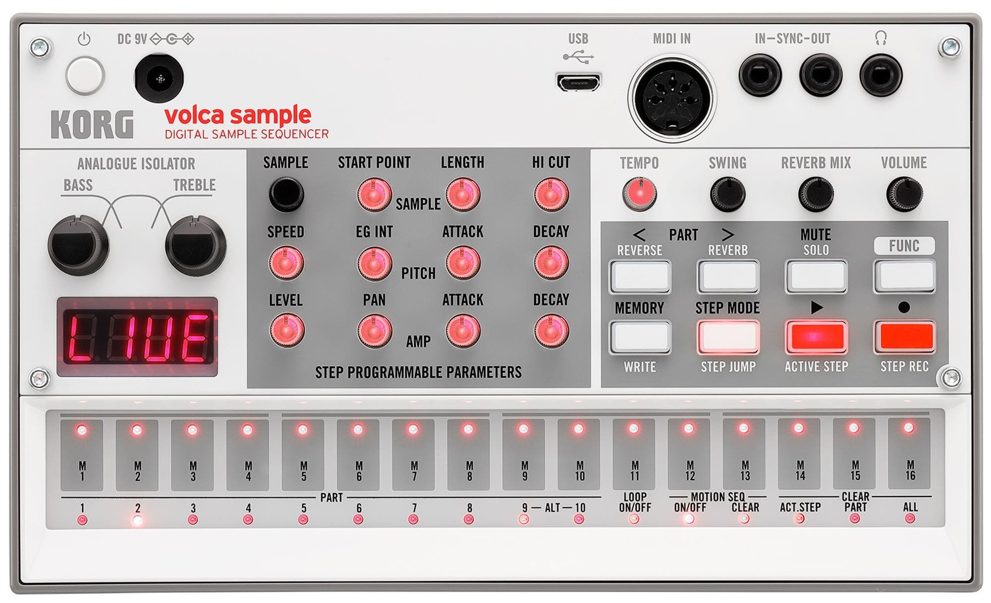 KORG VOLCA SAMPLE 2 Digital Sample Sequencer | American KORG VOLCA SAMPLE 2 Digital Sample Sequencer | American