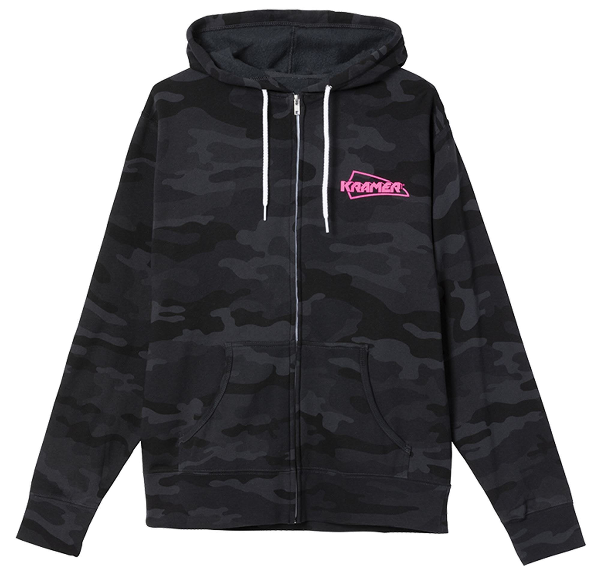 Kramer Camo Full Zip Hoodie Black