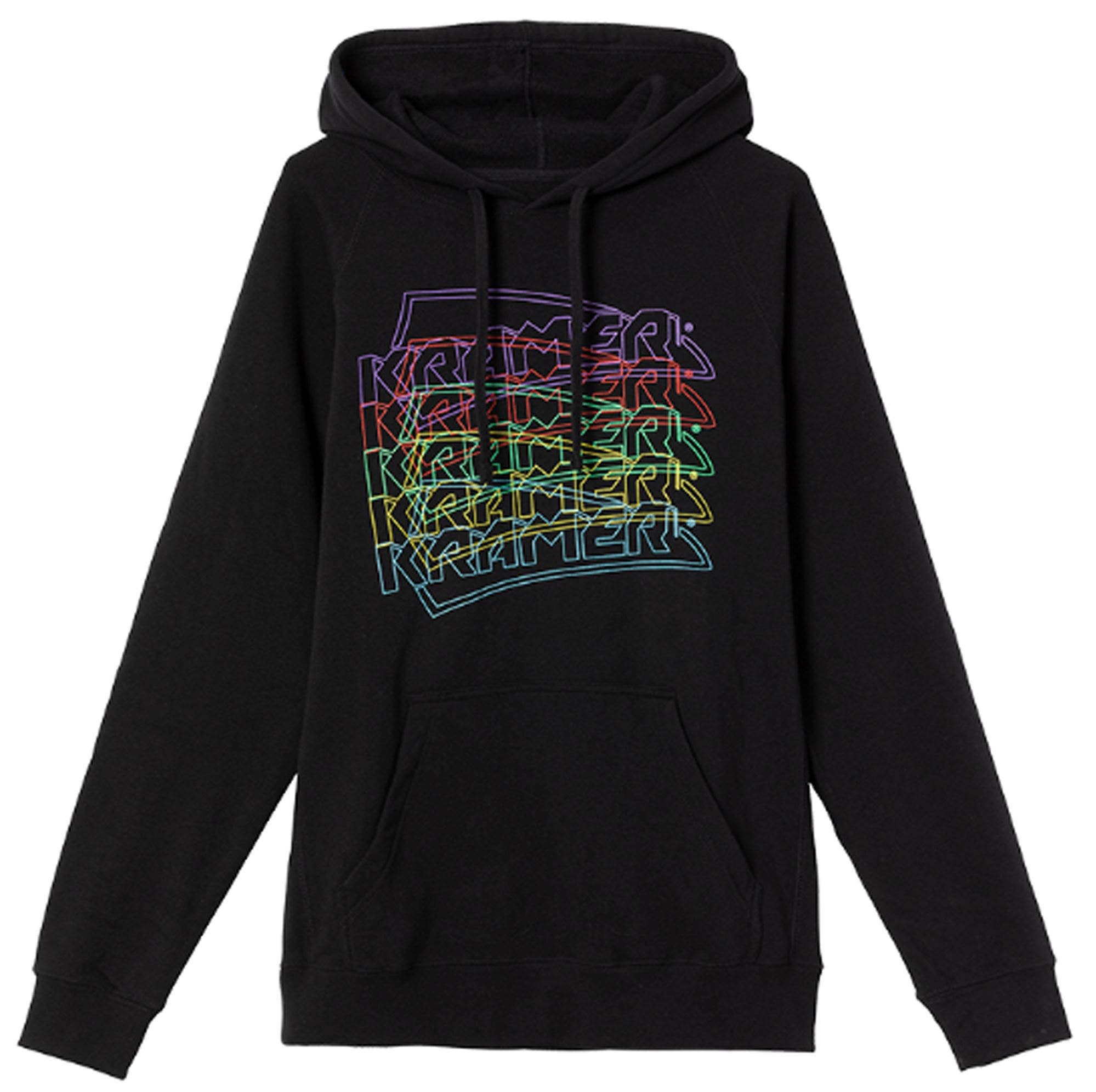Kramer Neon Pullover Hoodie Black