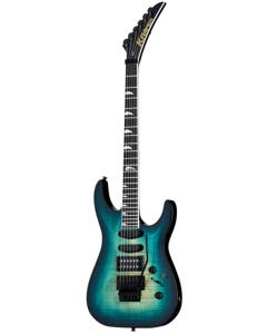 Kramer SM-1 Figured Guitar with Floyd Rose Caribbean Blue Perimeter