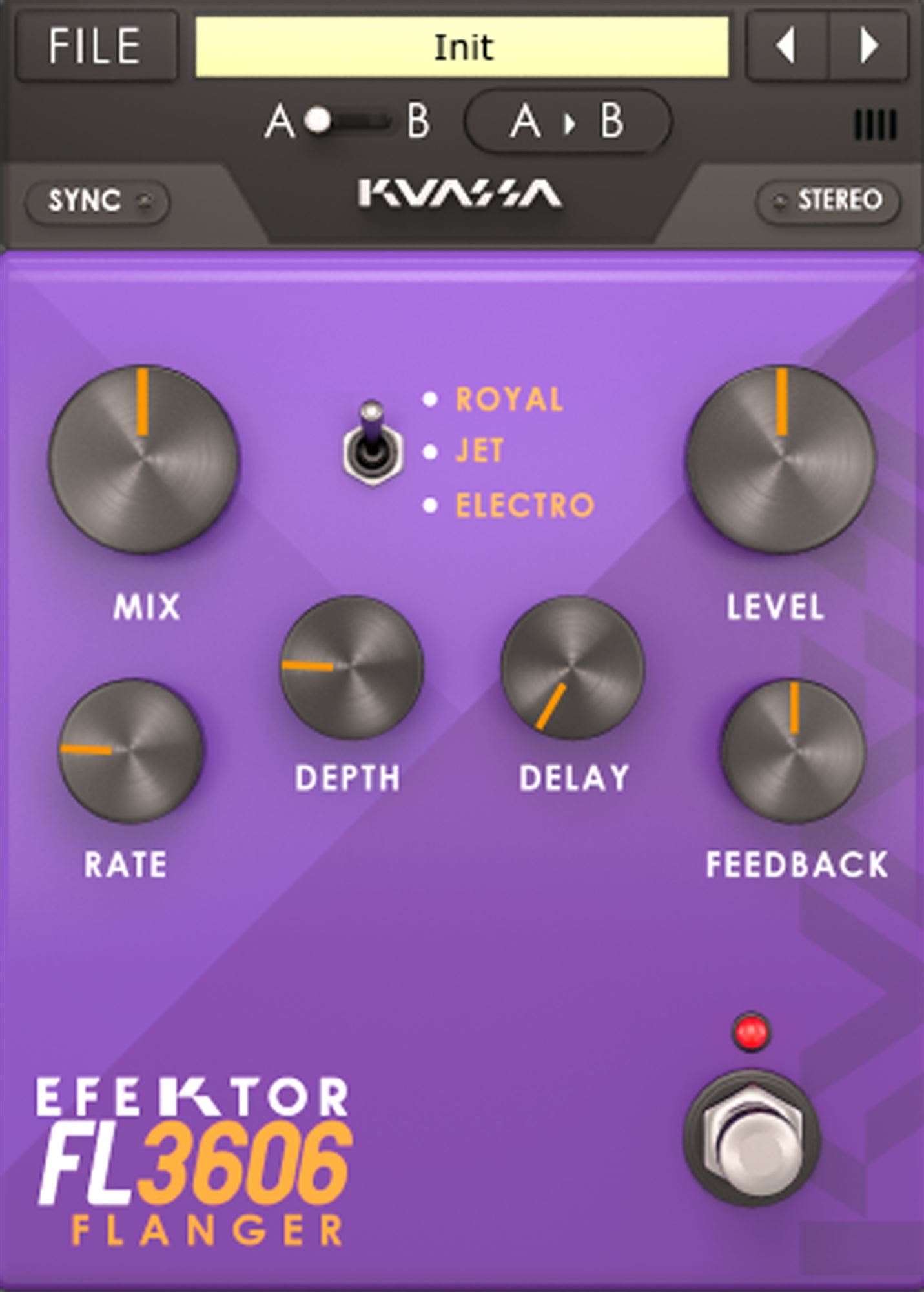 Kuassa Efektor FL3606 Flanger Audio Effect Plugin Download