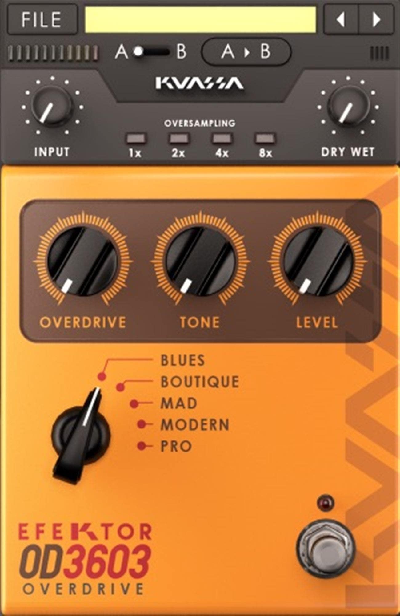 Kuassa Efektor OD3603 Overdrive Audio Effect Plugin Download