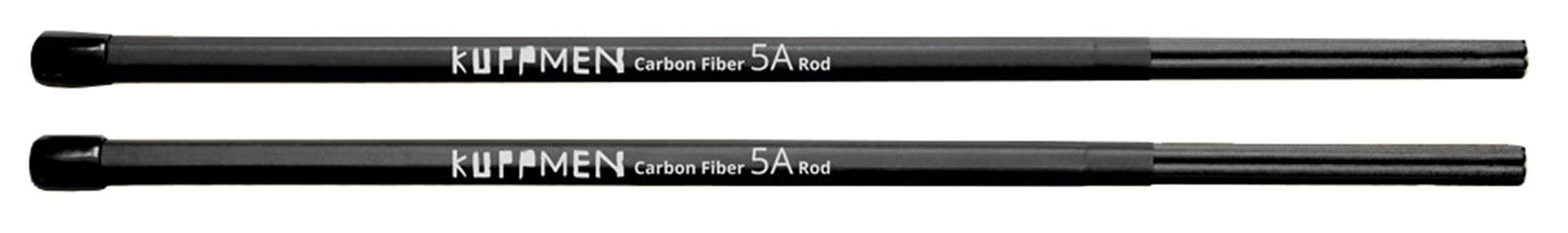 Kuppmen 5A Carbon Fiber Drum Rods Black Pair