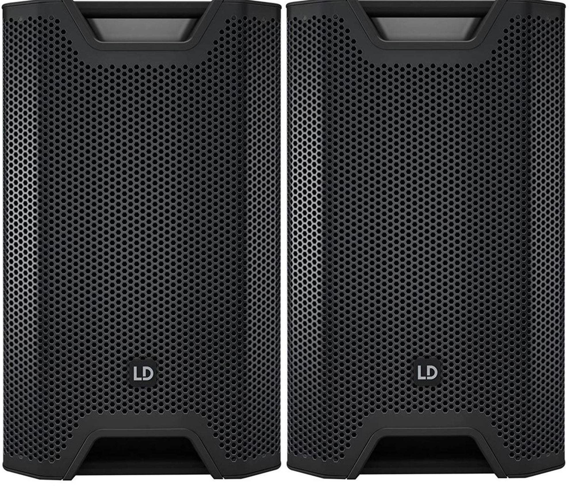 LD Systems ICOA 15A 15" 2 Way Full Range Powered Coaxial Loudspeaker Pair