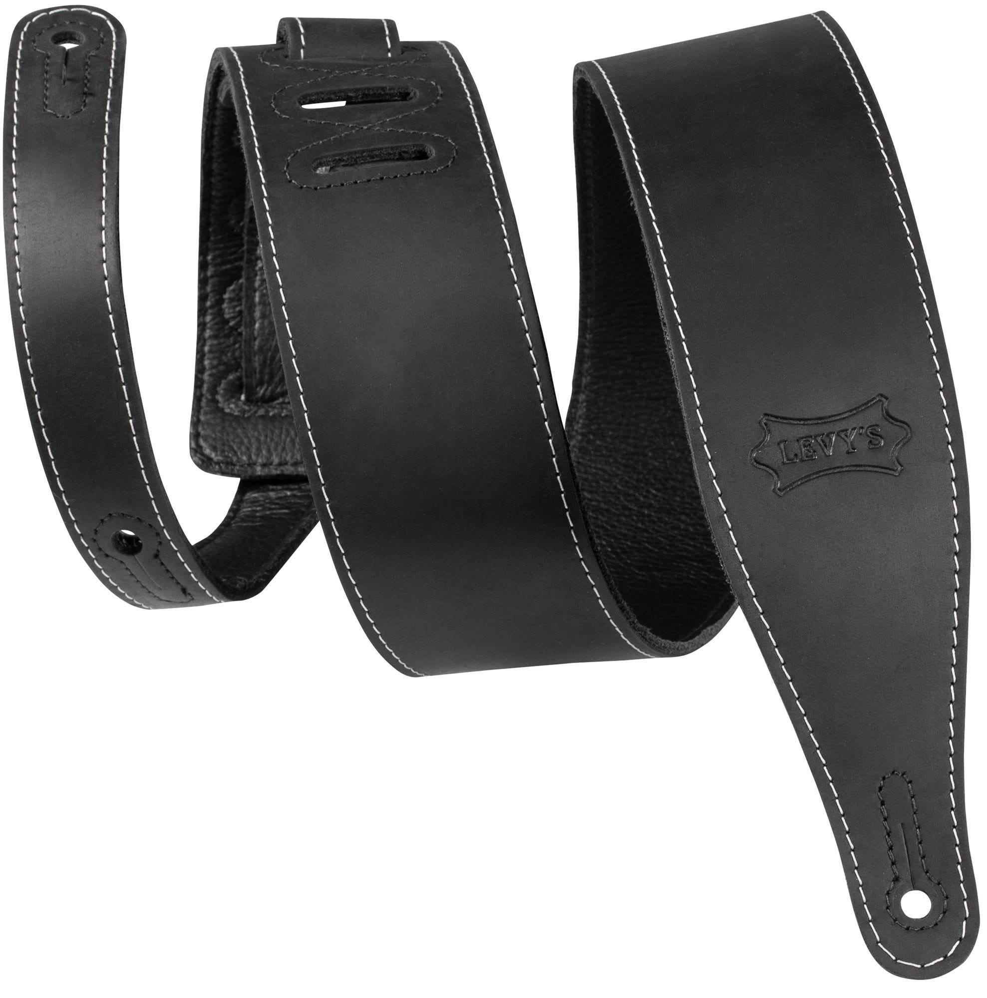 Levys M17BAS Butter Leather Guitar Strap