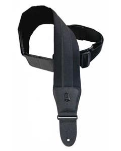 Levys PM48NP3 3 Inch Neoprene Padded Guitar Strap with Leather Ends