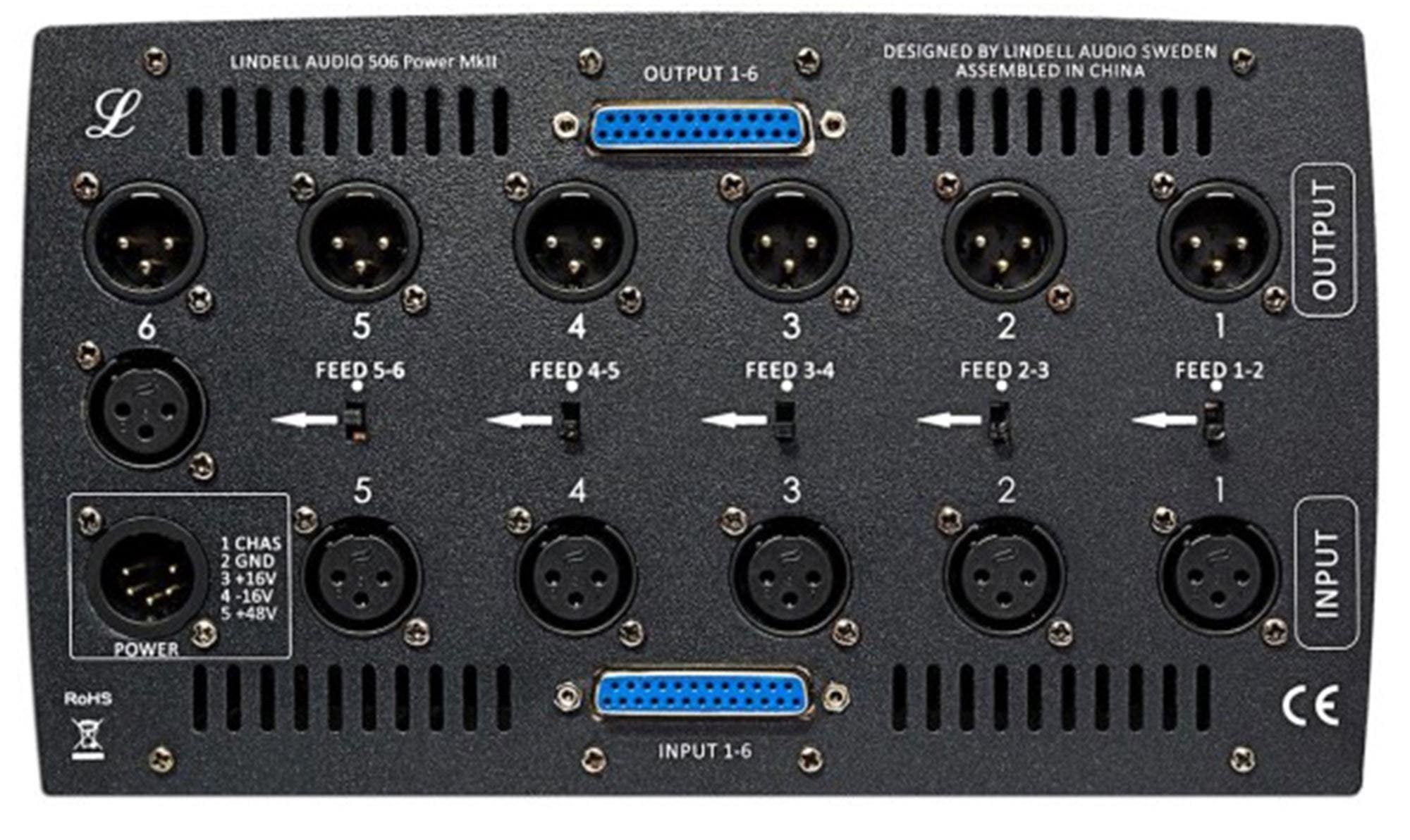 Lindell Audio 506 Power Mk2 6 Slot 500 Series Rac