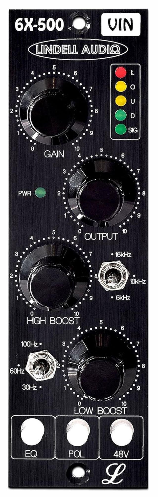Lindell Audio 6X-500VIN 500 Series Mic Pre EQ