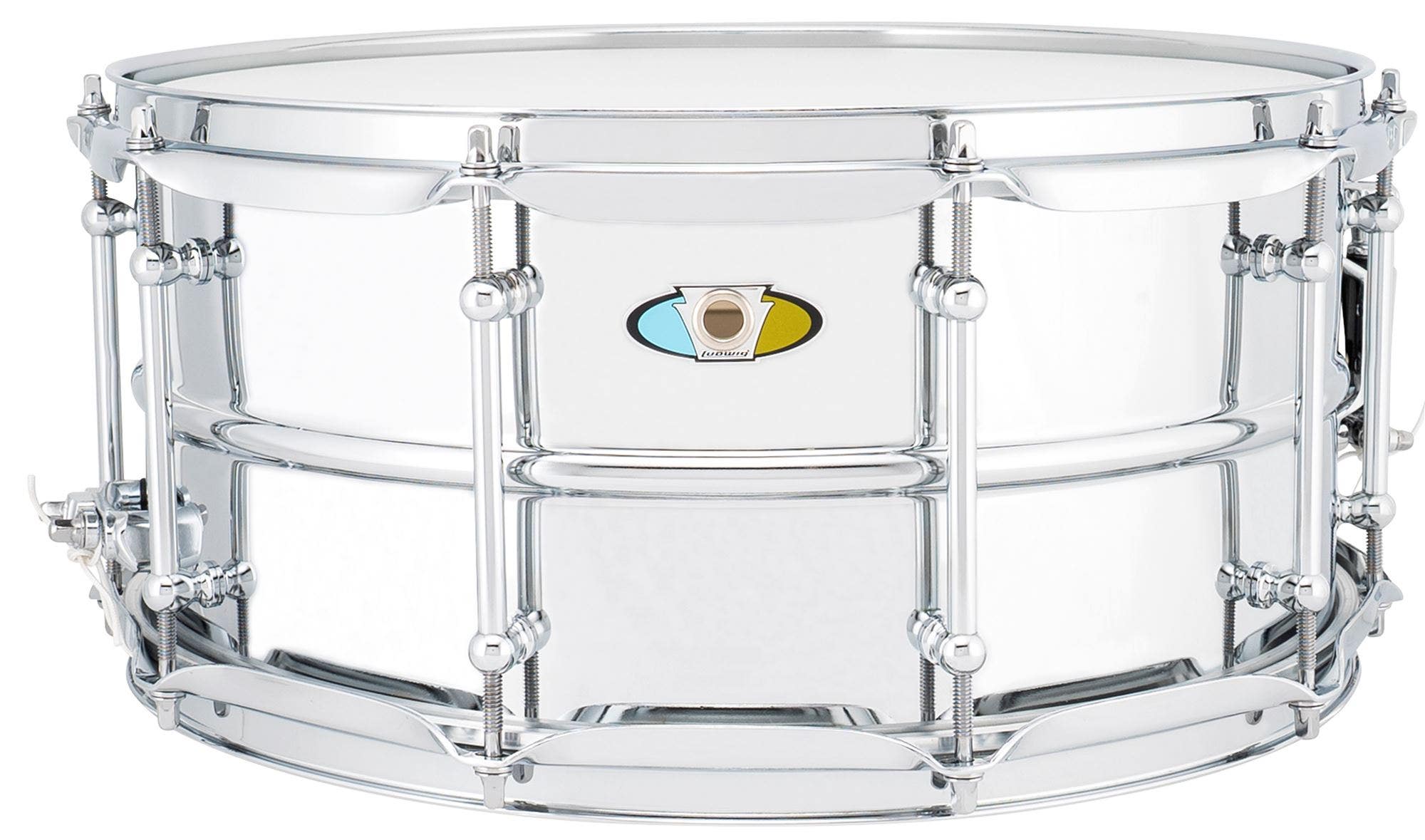 Ludwig Supralite LU654SL 6.5x14" Steel Snare Drum