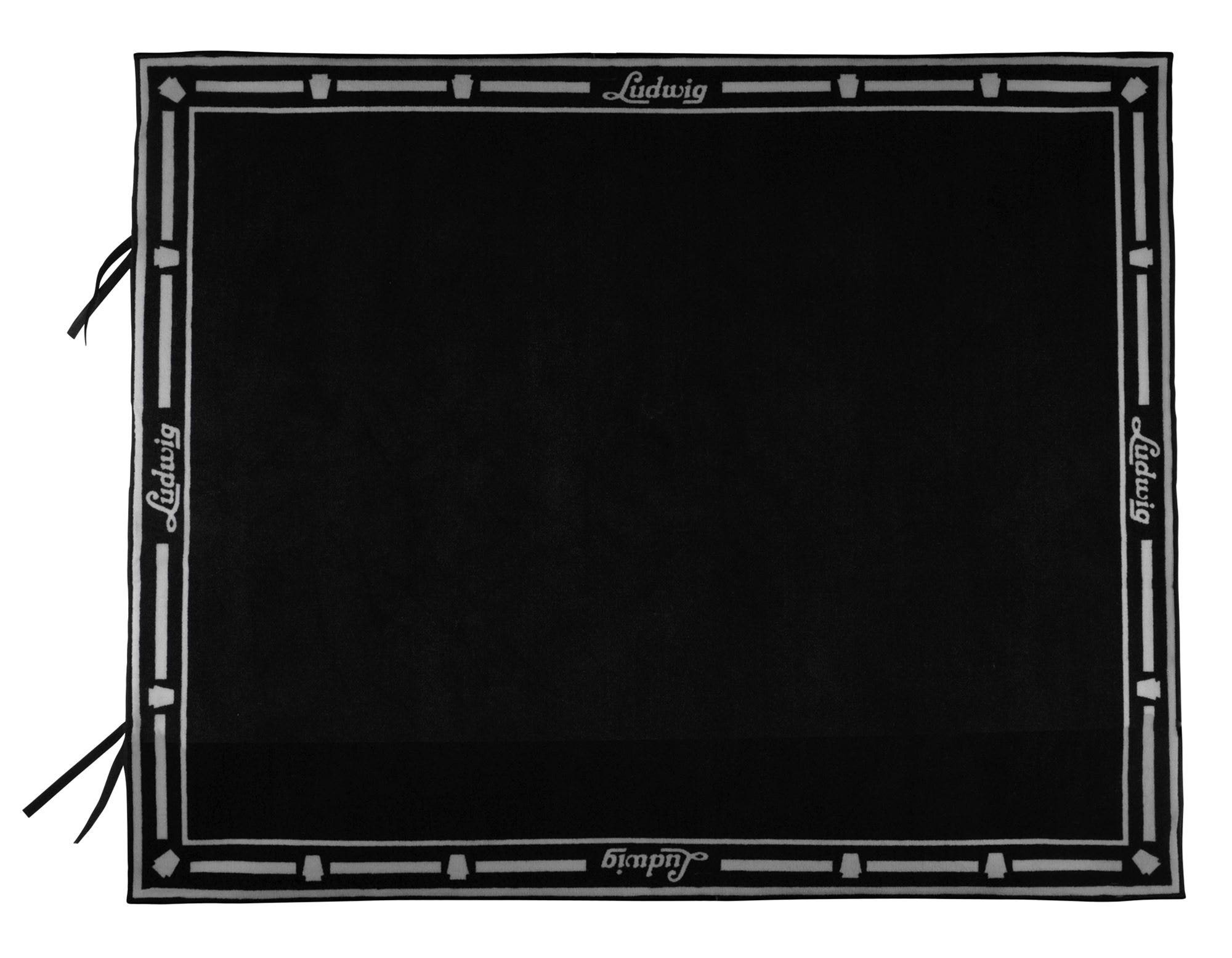 Ludwig 5 1/4 X 6 1/2 Drum Rug Non Slip Black