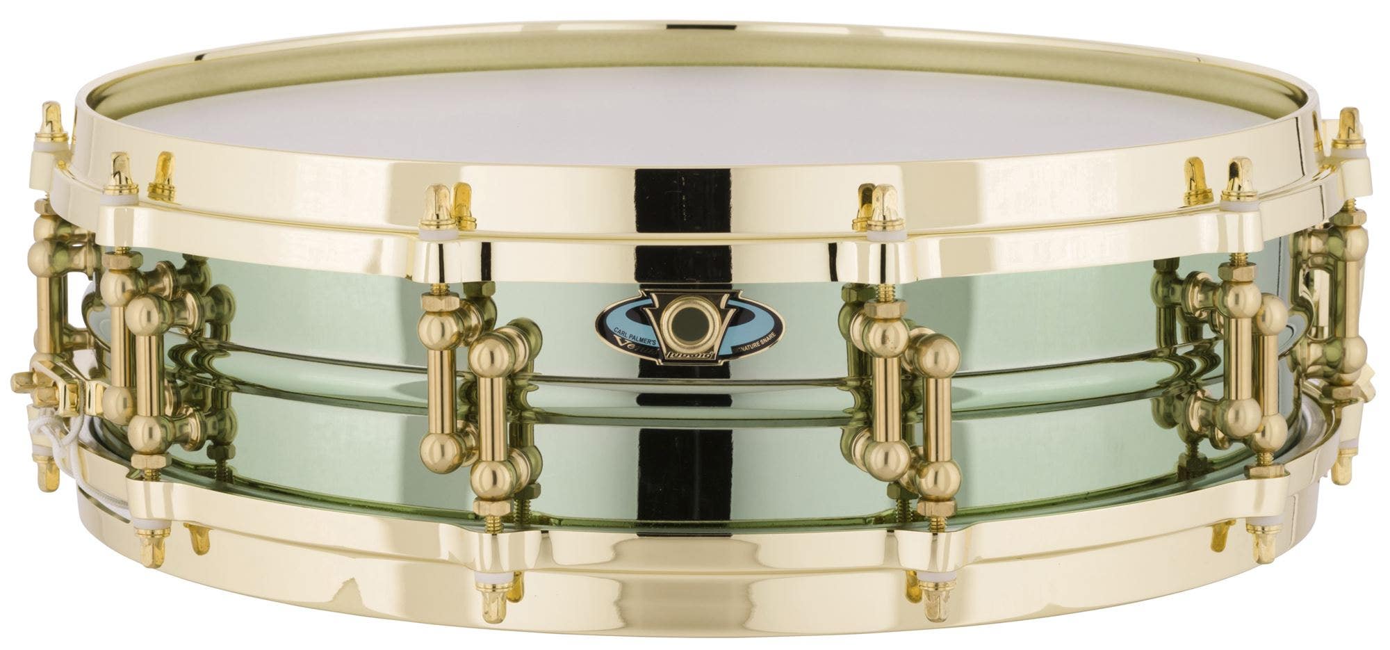 Ludwig Carl Palmer 3.7 x14 Venus Snare Green Brass