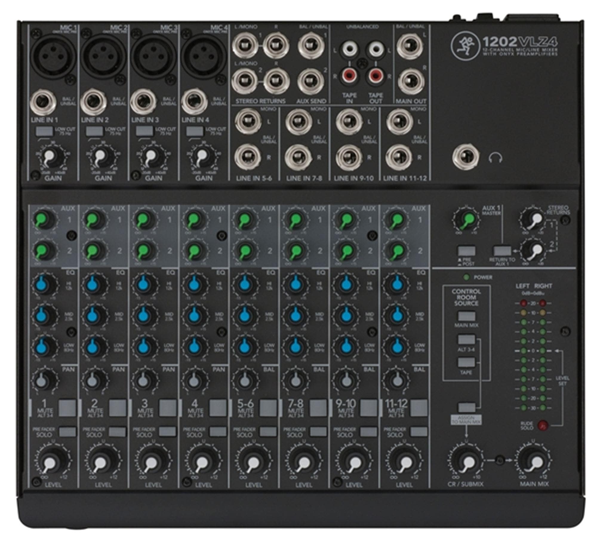 Mackie 1202VLZ4 12 Channel Stereo Mixer