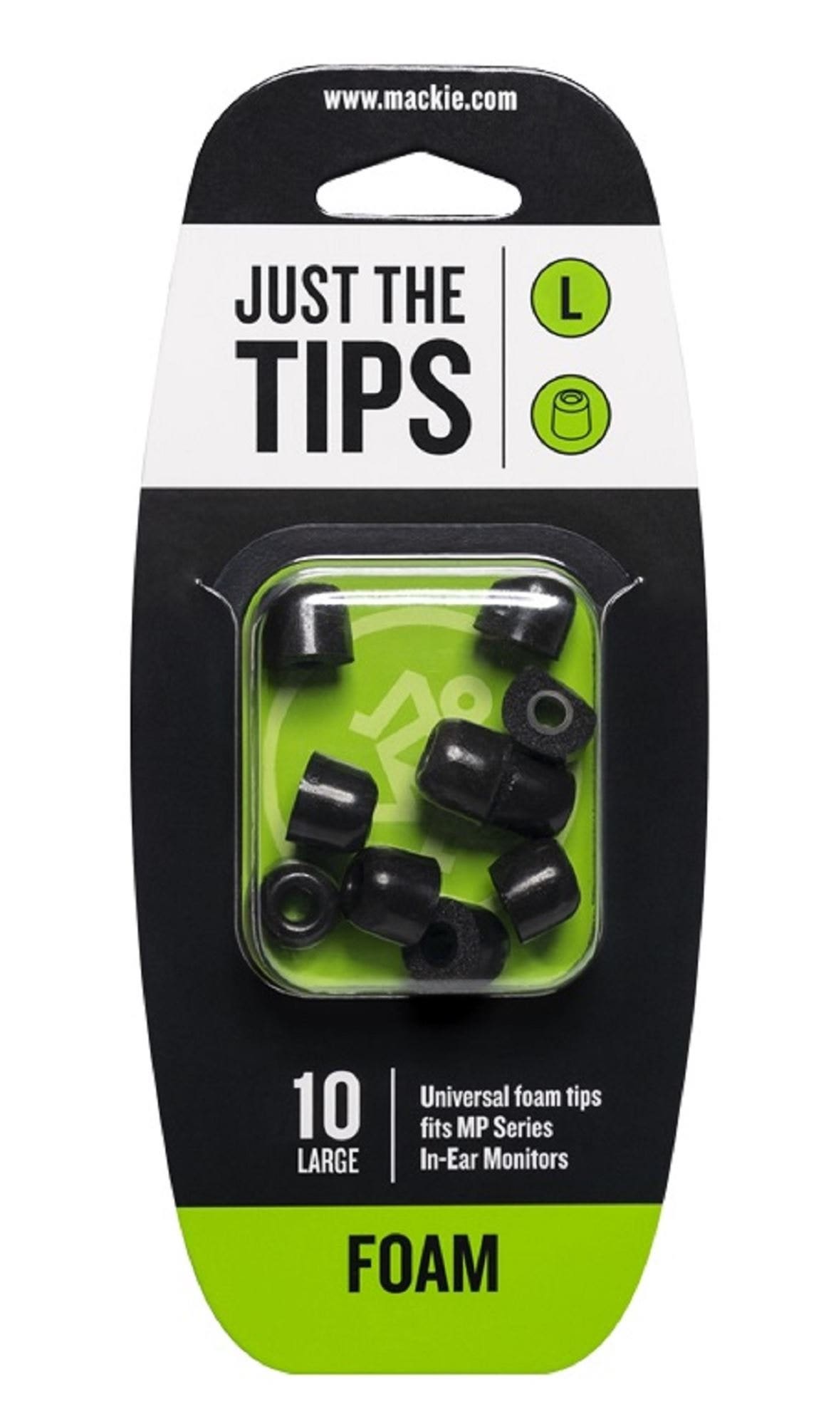 Mackie MP Series Foam Black Tips Kit