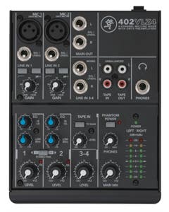 Mackie 402VLZ4 4 Channel Ultra Compact Stereo Mixer