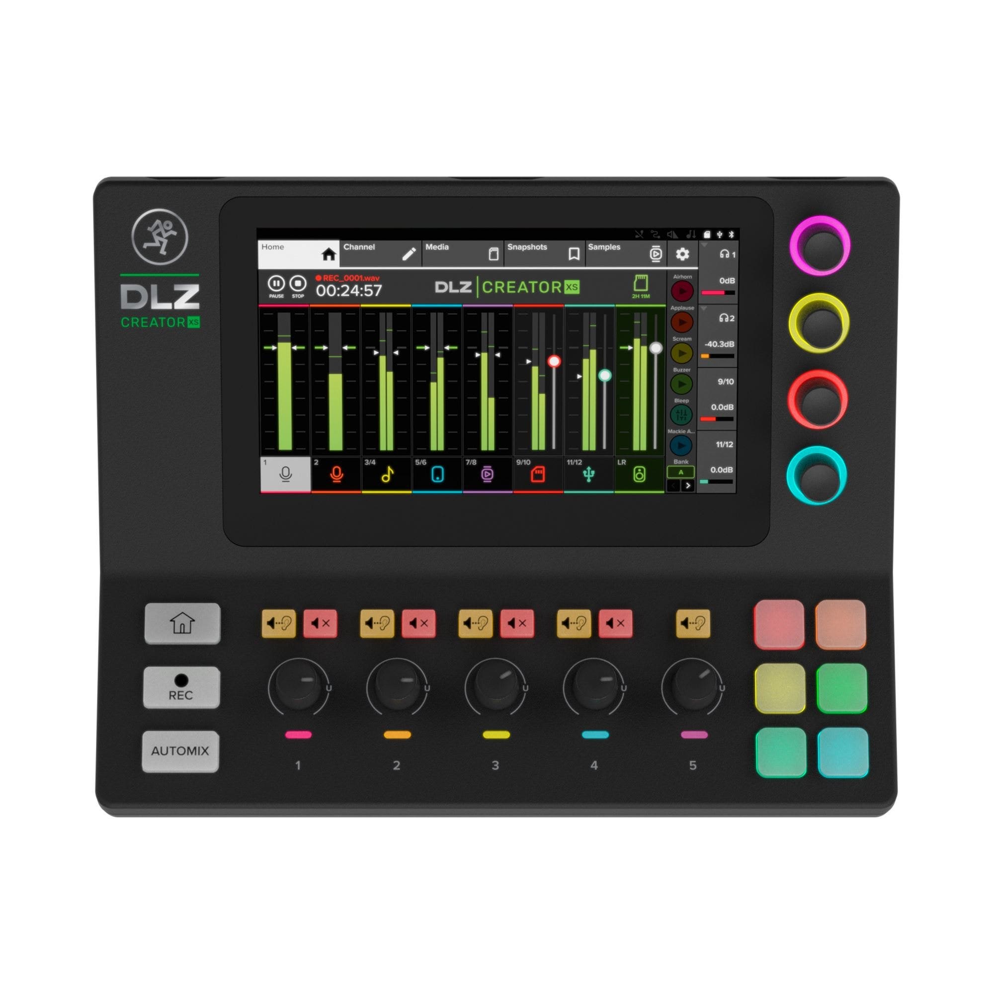 Mackie DLZ Creator XS Compact Adaptive USB Streaming Digital Mixer