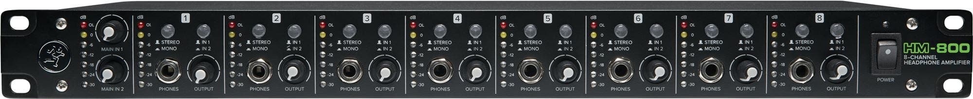 Mackie HM-800 8-Channel Headphone Amplifier