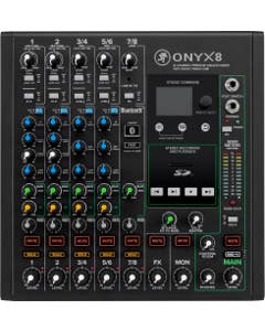 Mackie Onyx8 8-Channel Analog Mixer With Multi-Track USB