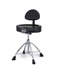 Mapex T875 Saddle Top Backrest Throne Double Braced 4 Leg Base