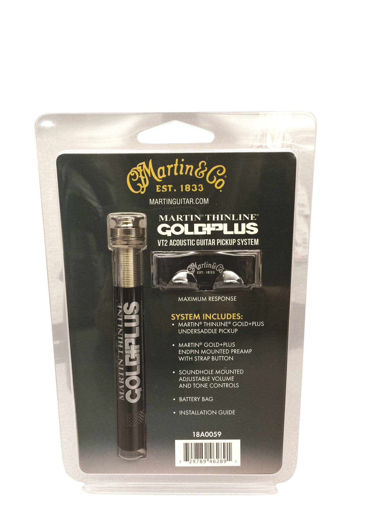 Martin 18A0059 Thinline Gold Plus VT2 Acoustic Guitar Pickup