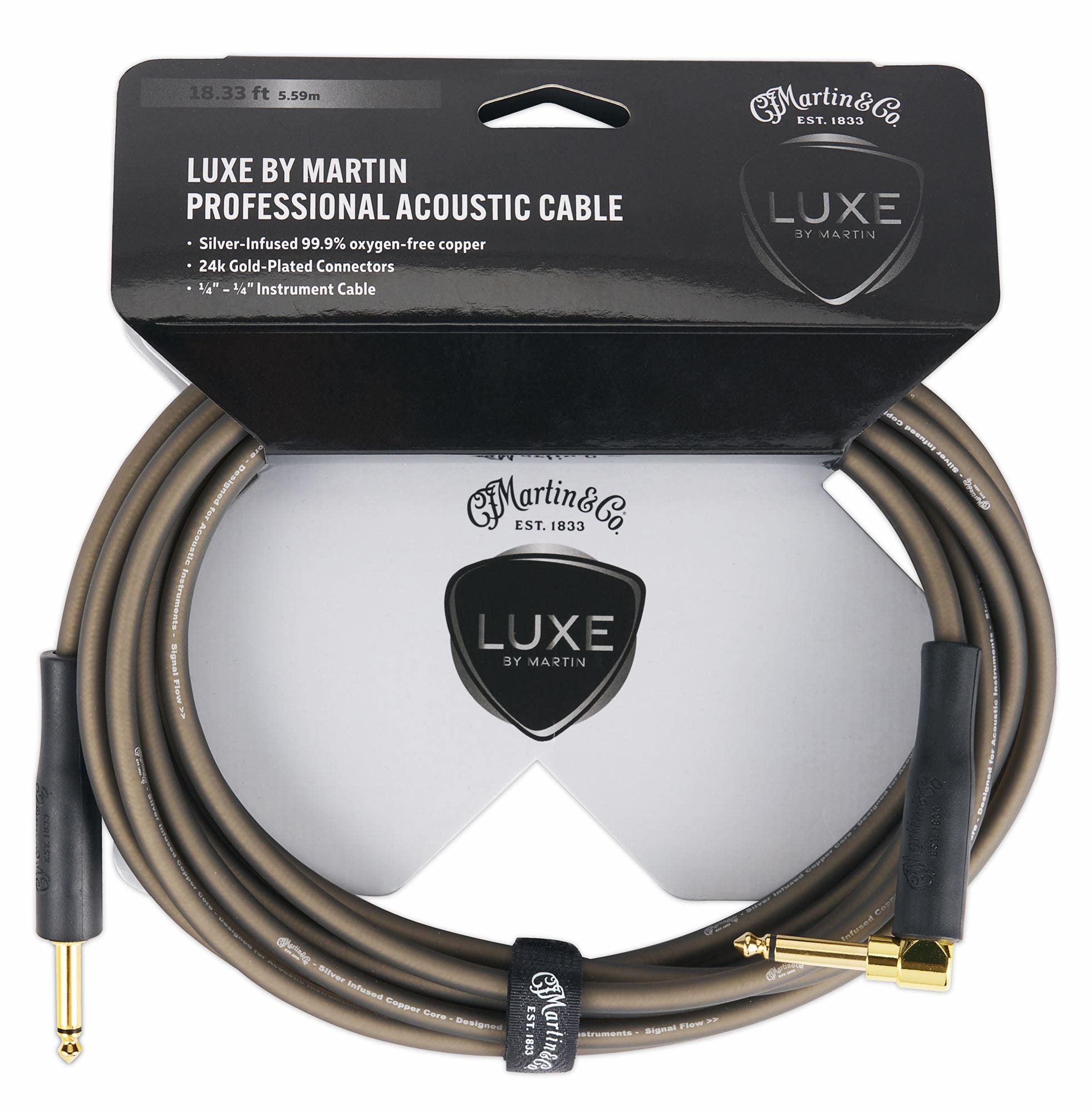 Martin 18A0138 Luxe Acoustic Guitar Cable
