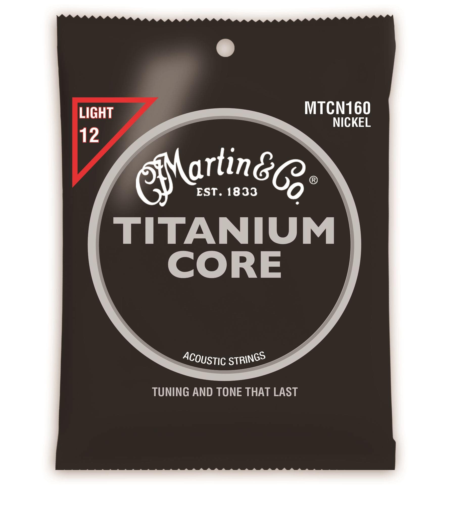 Martin MTCN160 Titanium Core Acoustic Guitar Strings Light