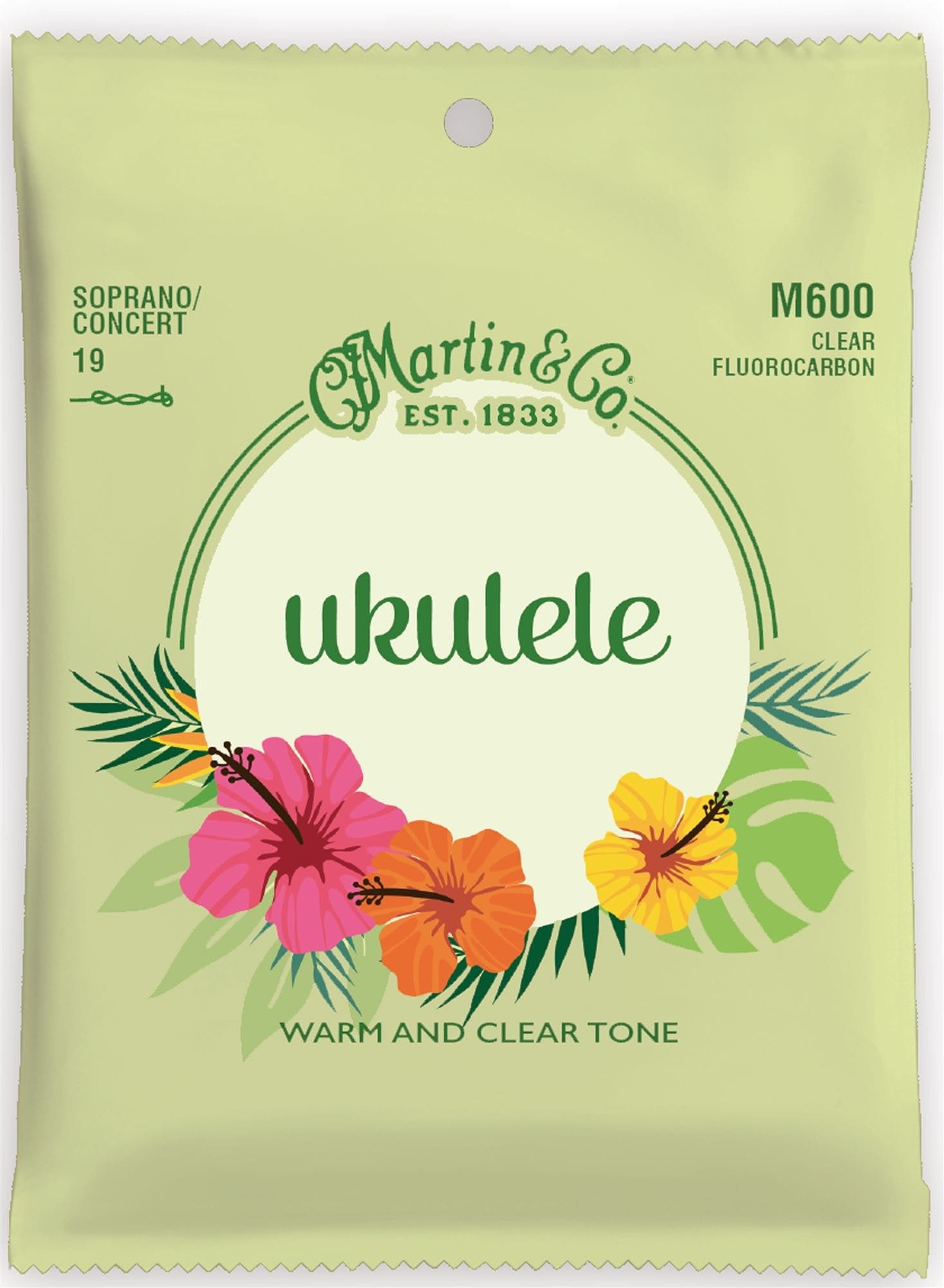 Martin M600 Soprano/Concert Fluorocarbon Ukulele Strings