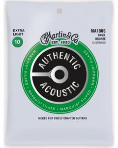Martin Authentic Acoustic 80/20 12-String Marquis Silked Guitar Strings