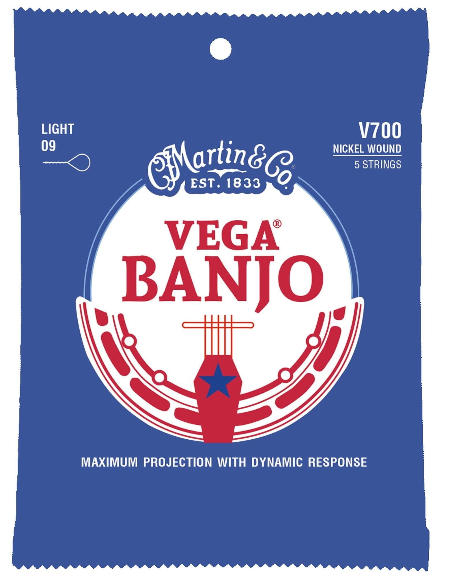 Martin V700 Vega Nickel Wound Banjo Strings