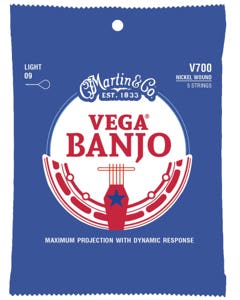 Martin V700 Vega Nickel Wound Banjo Strings