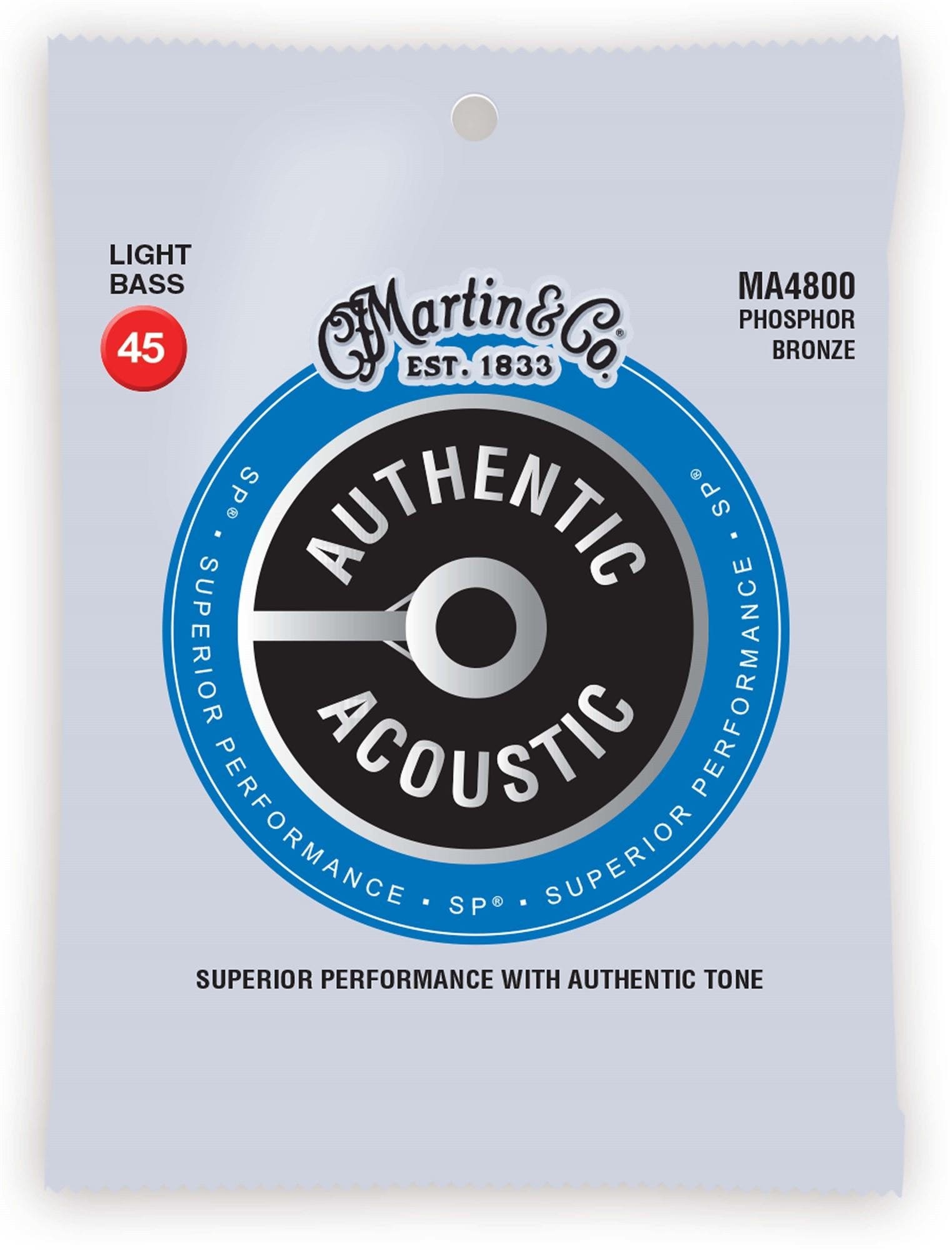 Martin Authentic Acoustic Phosphor Bronze Acoustic Bass Strings