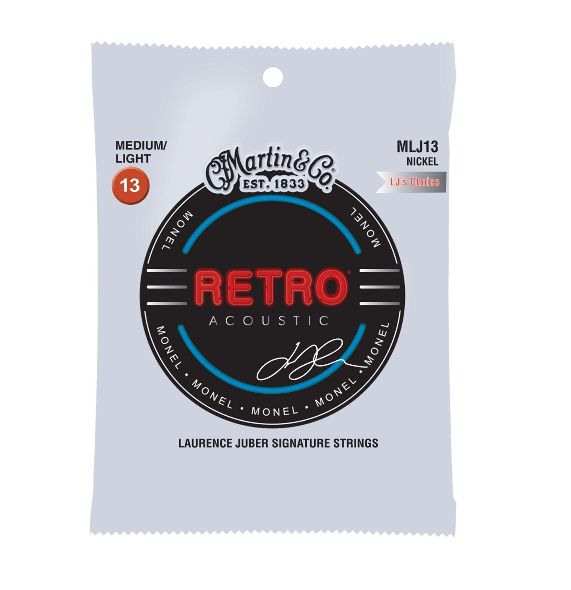 Martin 41Y19MLJ13 Retro Monel Laurence Juber Acoustic Guitar Strings