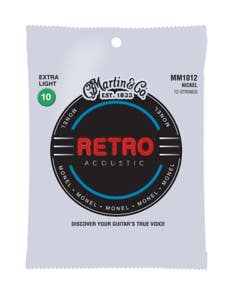 Martin 41Y19MM1012 Retro Monel 12 String Acoustic Guitar Strings