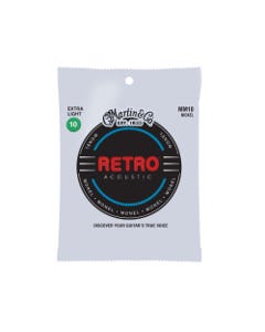 Martin 41Y19MM10 Retro Monel Acoustic Guitar Strings Extra Light