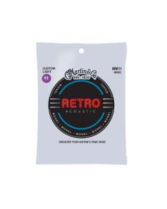 Martin 41Y19MM11 Retro Monel Acoustic Guitar Strings Custom Light