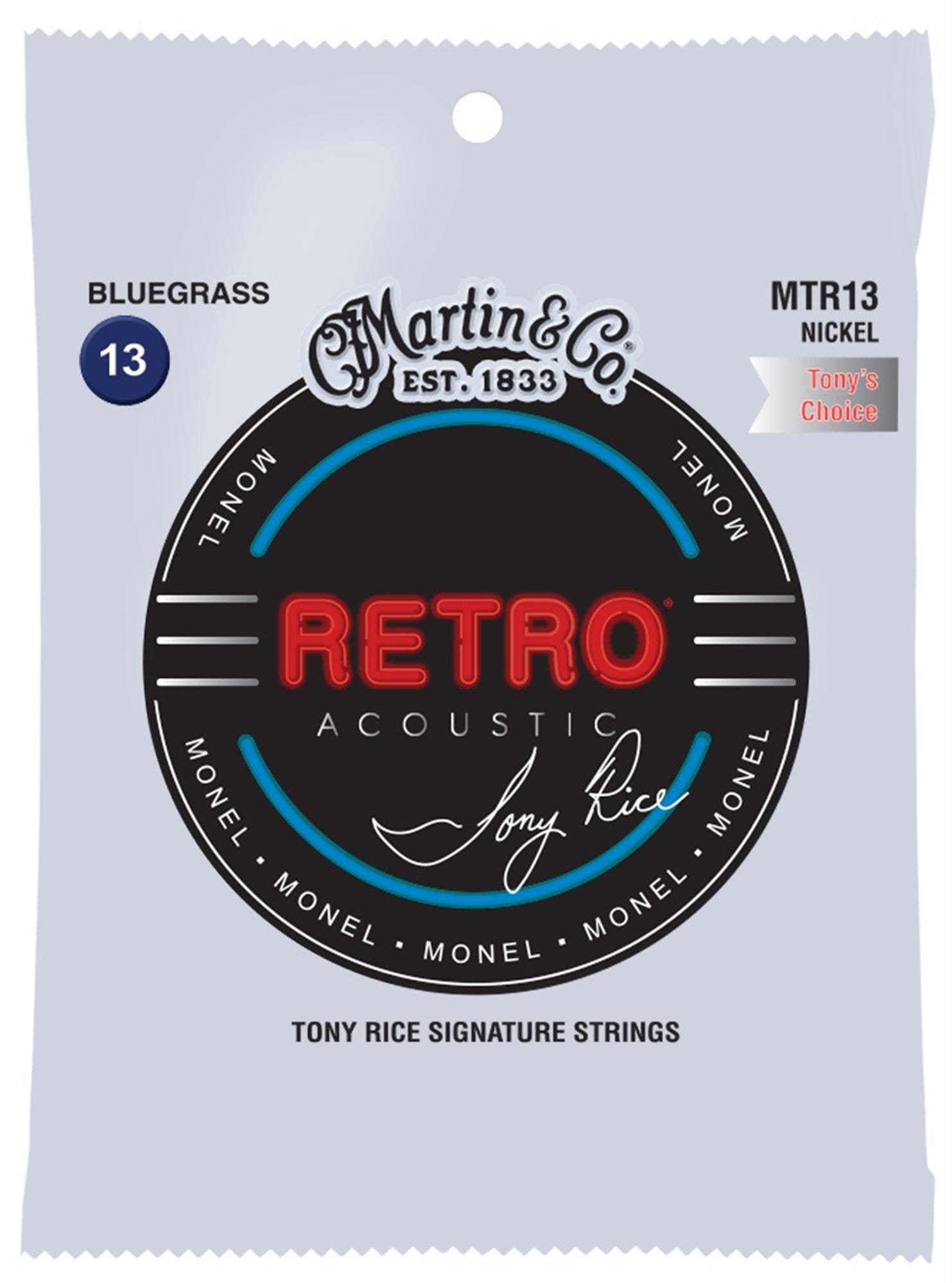 Martin 41Y19MTR13 Retro Monel Acoustic Guitar Strings Bluegrass