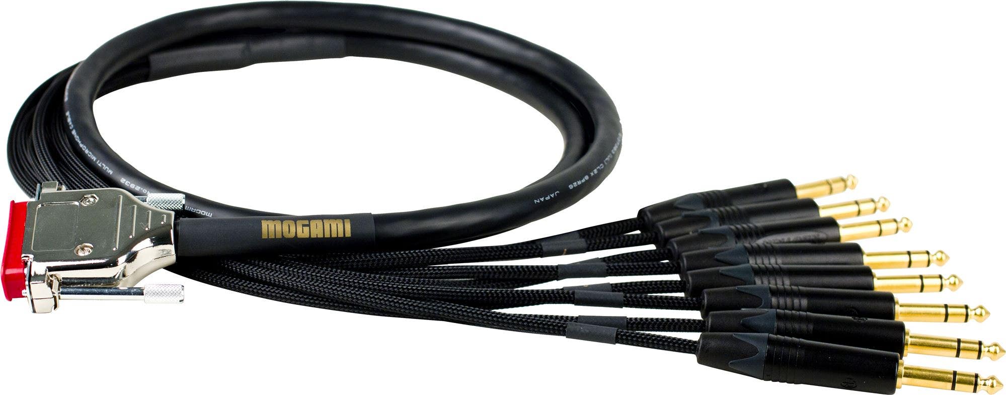 Mogami Gold DB25 to 1/4" TRS 8 Channel Recording Snake