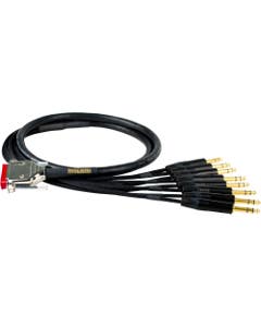 Mogami Gold DB25 to 1/4" TRS 8 Channel Recording Snake