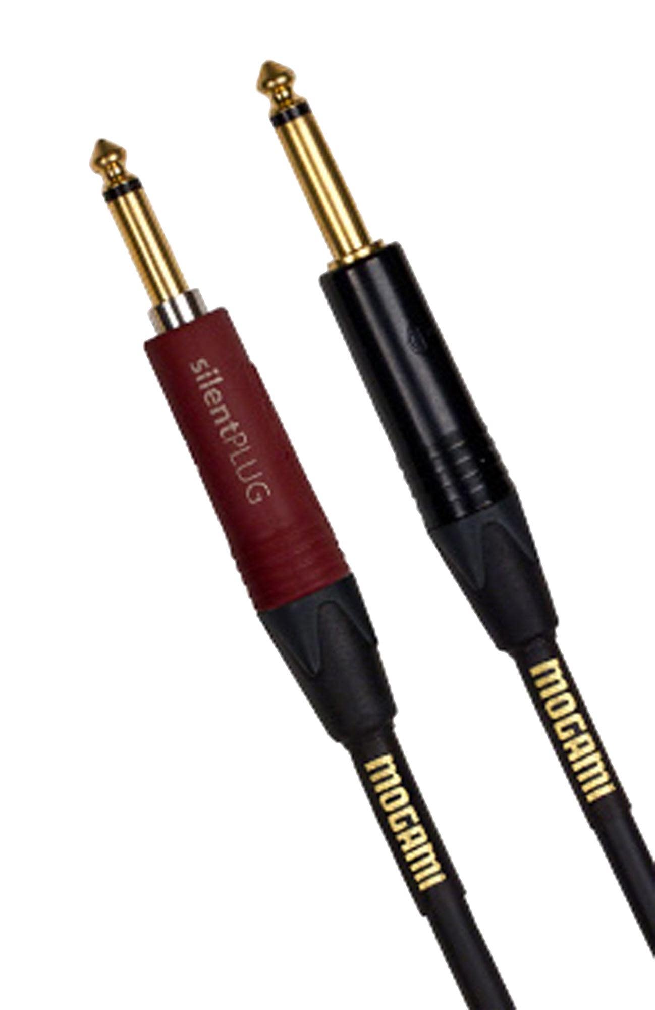 Mogami Gold Instrument Silent S Straight Cable with Silent Plug