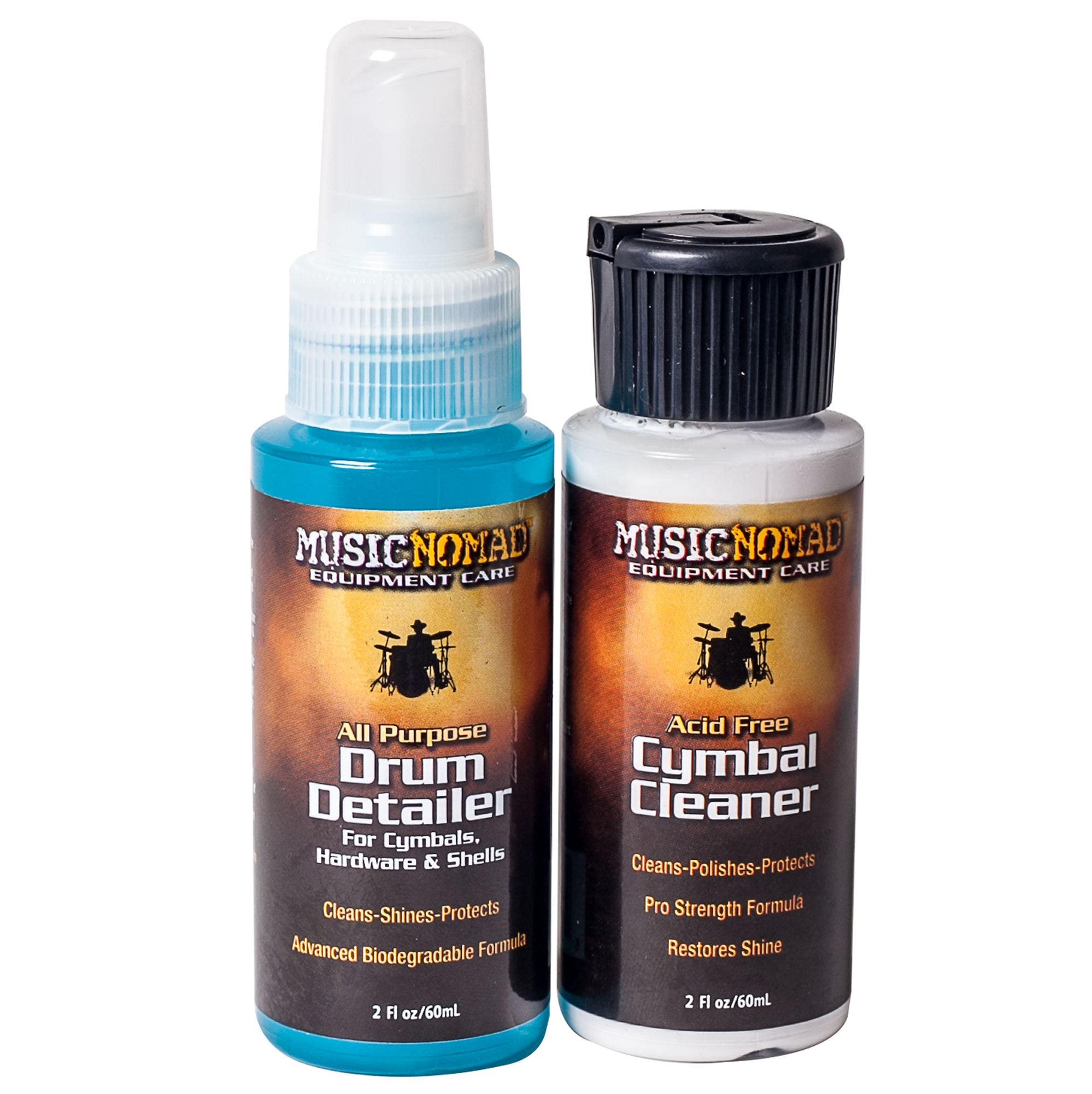 Music Nomad Drum Detailer and Cymbal Cleaner Package 
