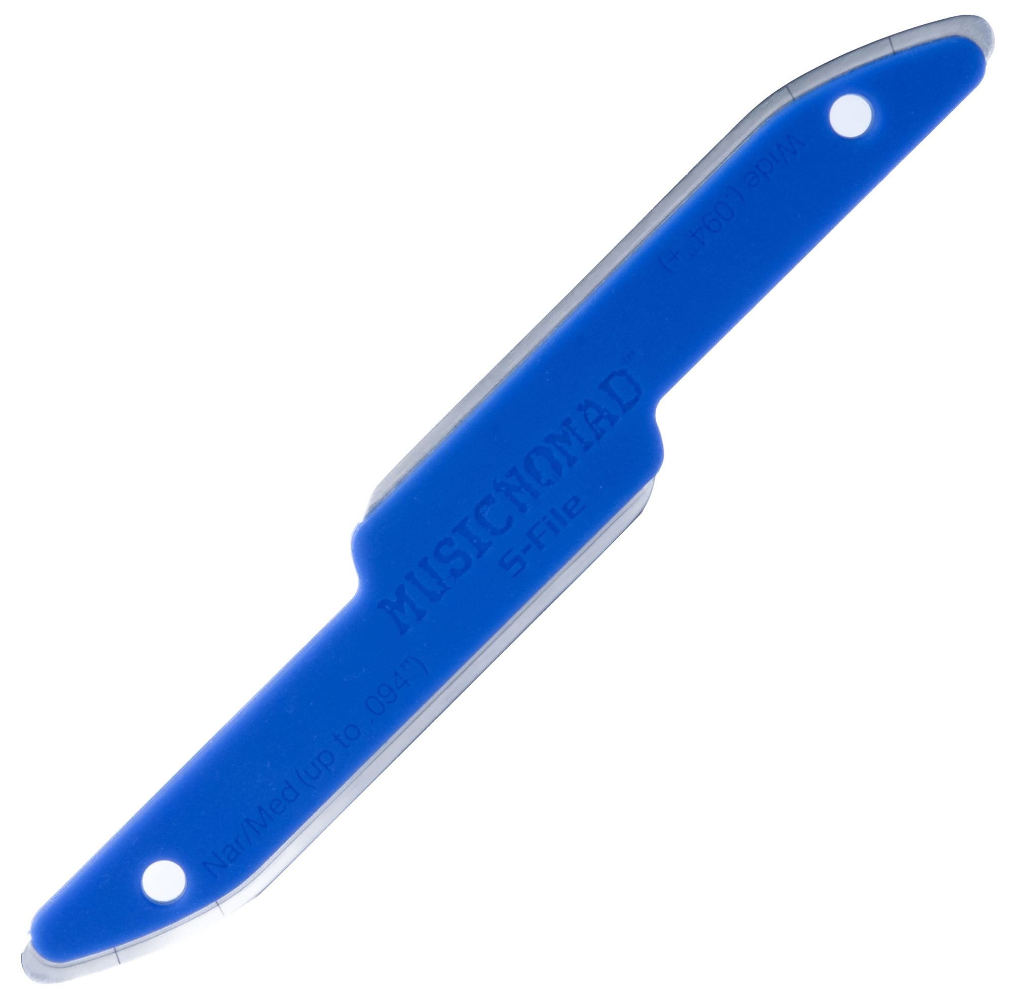 MusicNomad S-File Safe Zone Fret Crowning File