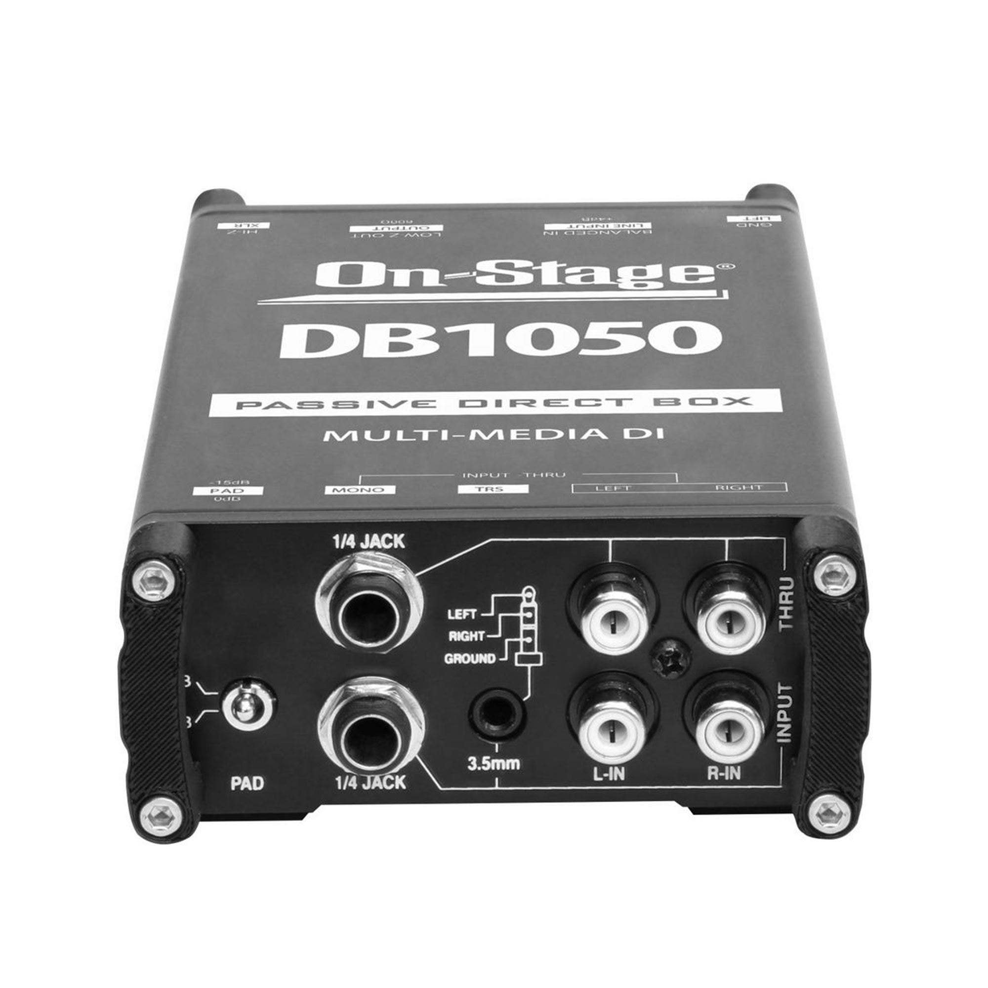 On Stage DB1050 Passive Multi Media DI Box