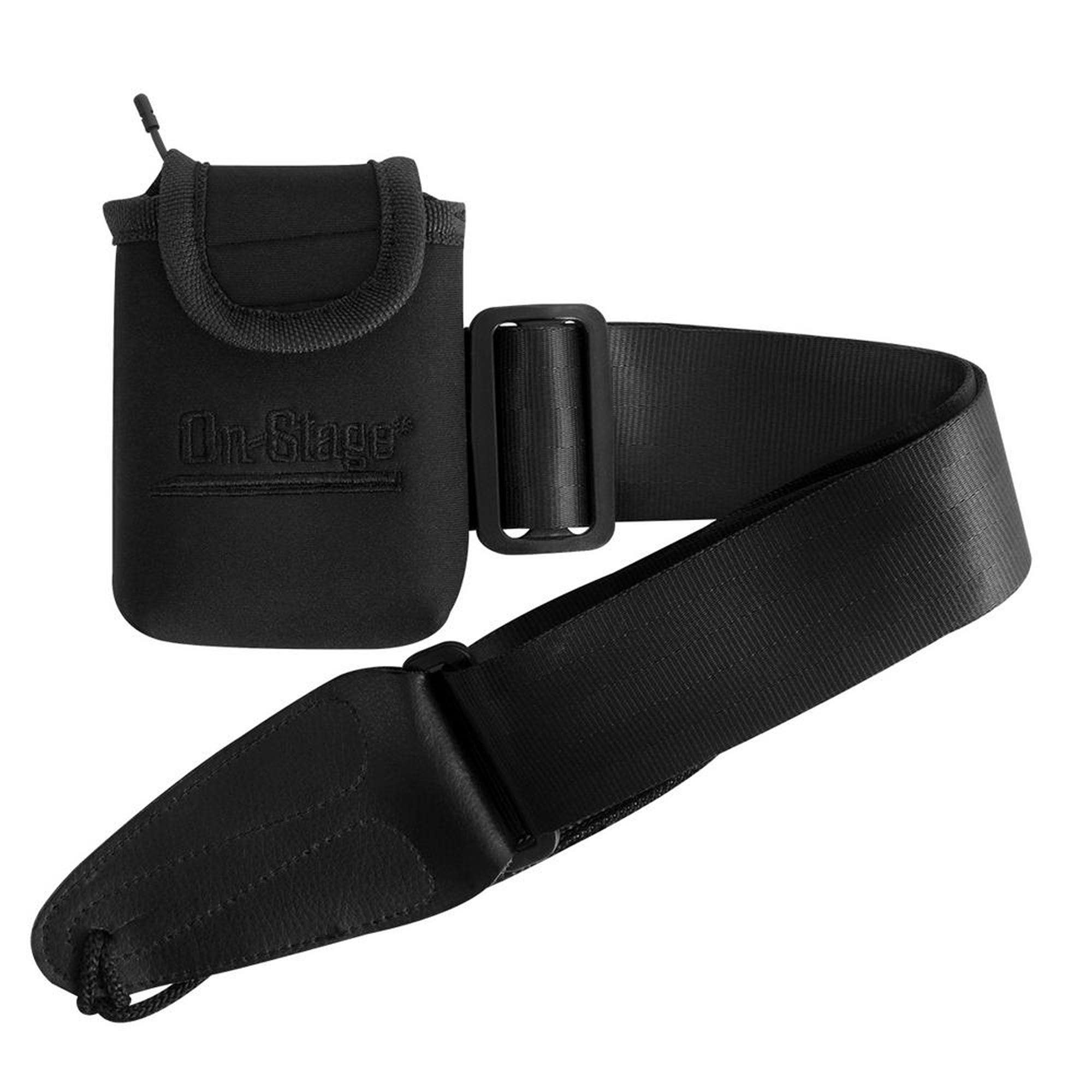 On Stage MA1335 Wireless Transmitter Pouch with Guitar Strap