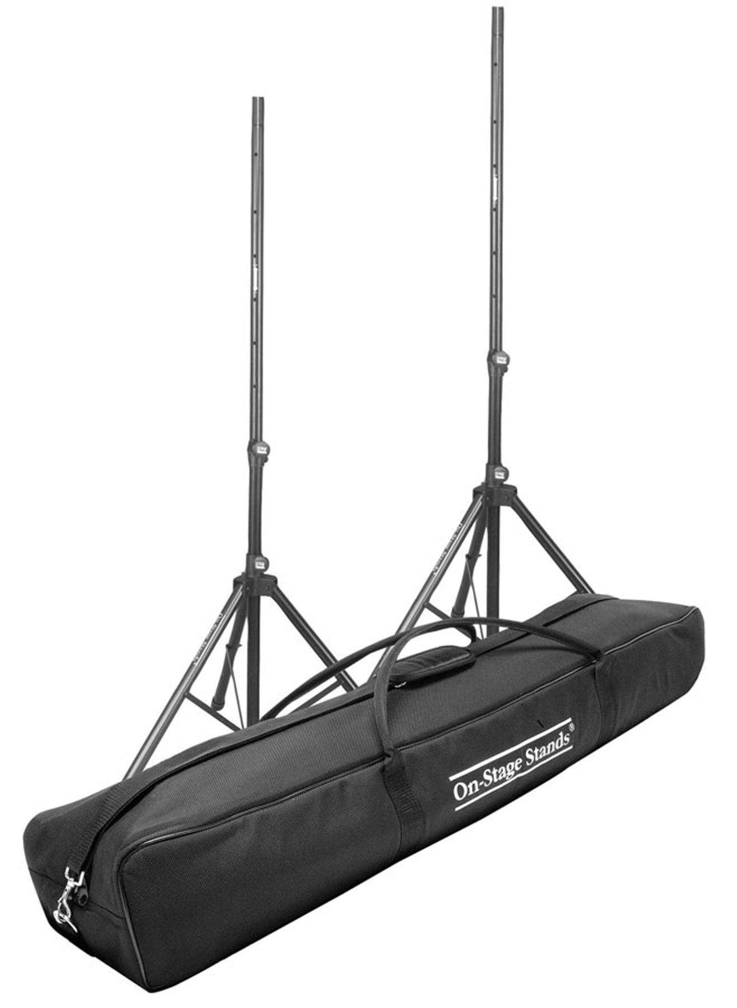 On Stage SSP7950 Tripod Speaker Stand Package with Bag 
